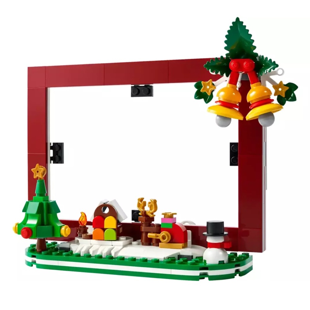 Lego Set 40702 Christmas Picture Frame New 209 Pieces Limited Edition Holiday